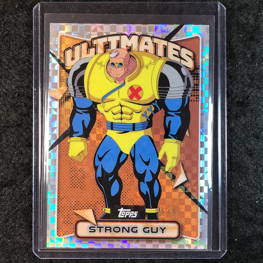 2025 Topps Finest X-Men '97 STRONG GUY Ultimates Common X-Fractor 25/97 #15