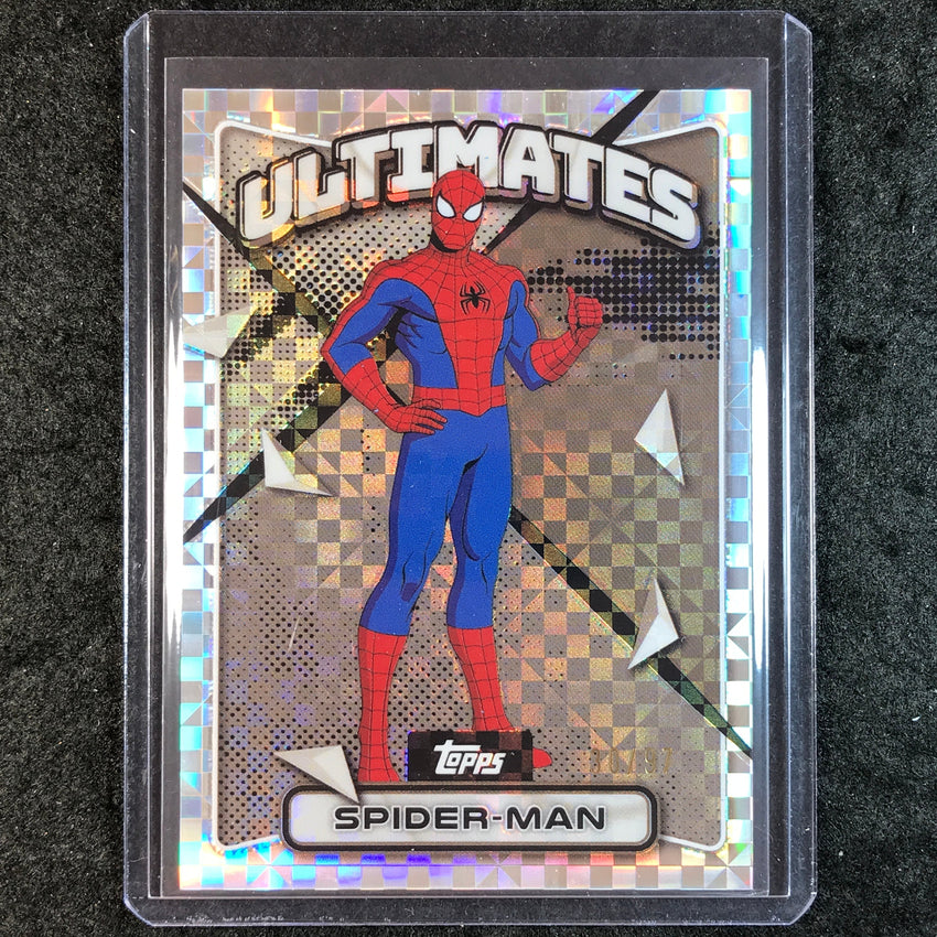 2025 Topps Finest X-Men '97 SPIDER-MAN Ultimates Uncommon X-Fractor 30/97 #52