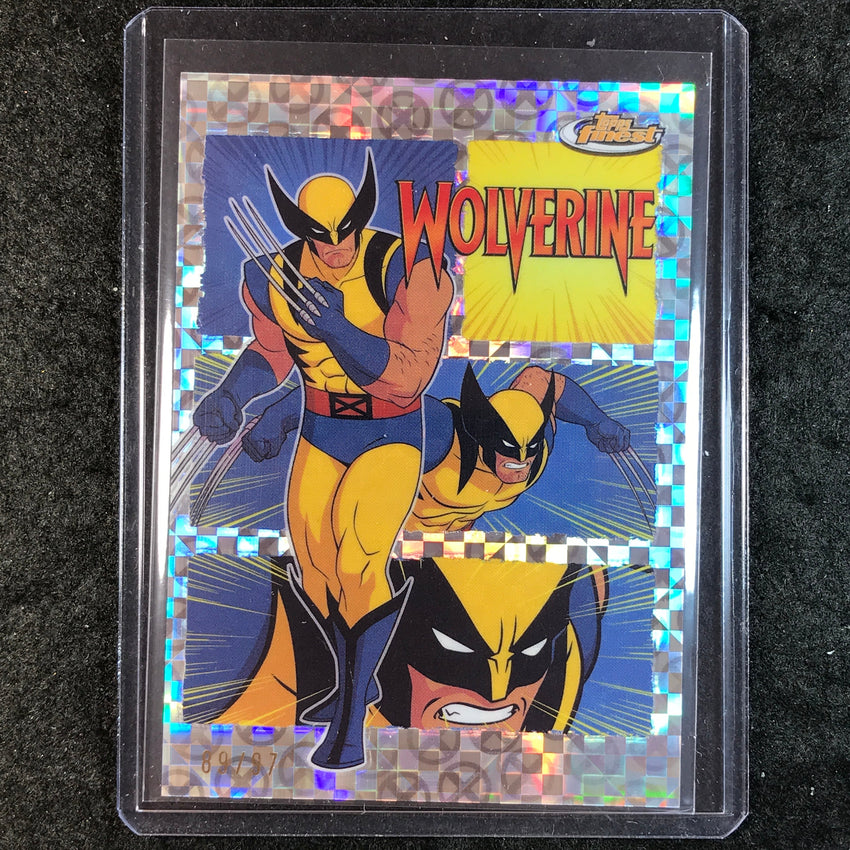 2025 Topps Finest X-Men '97 WOLVERINE Remember It X-Fractor 89/97 #4