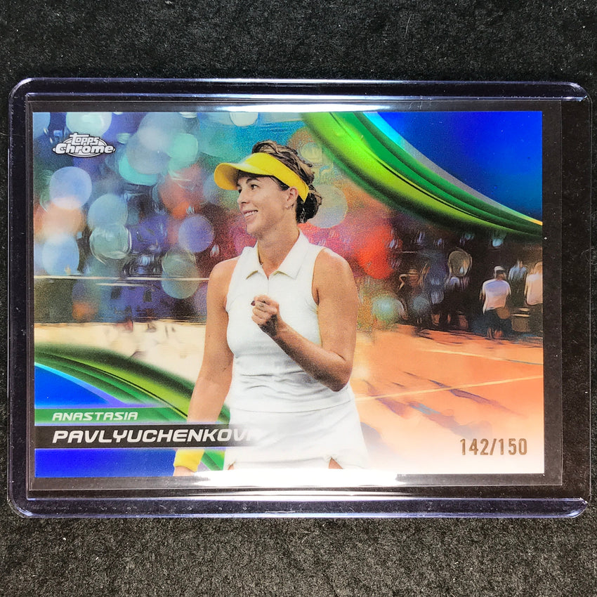 2025 Topps Chrome Tennis ANASTASIA PAVLYUCHENKOVA Blue /150 #47