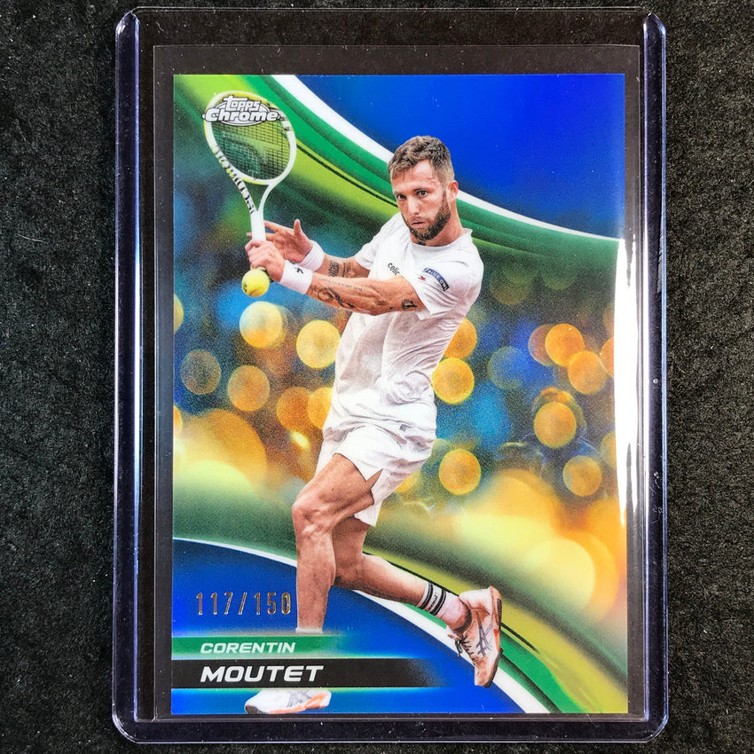 2025 Topps Chrome Tennis CORENTIN MOUTET Blue /150 #95