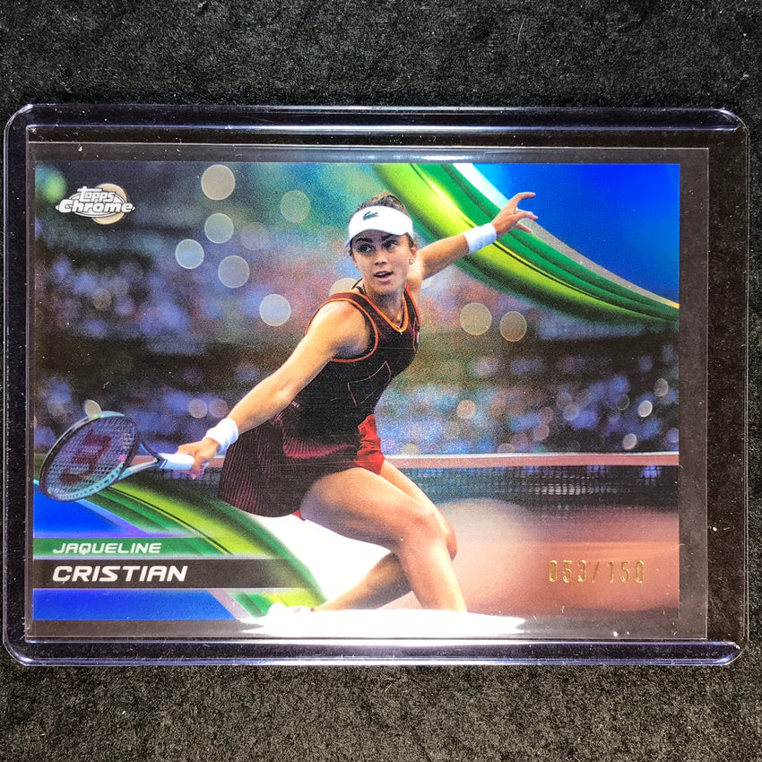 2025 Topps Chrome Tennis JAQUELINE CRISTIAN Blue /150 #101