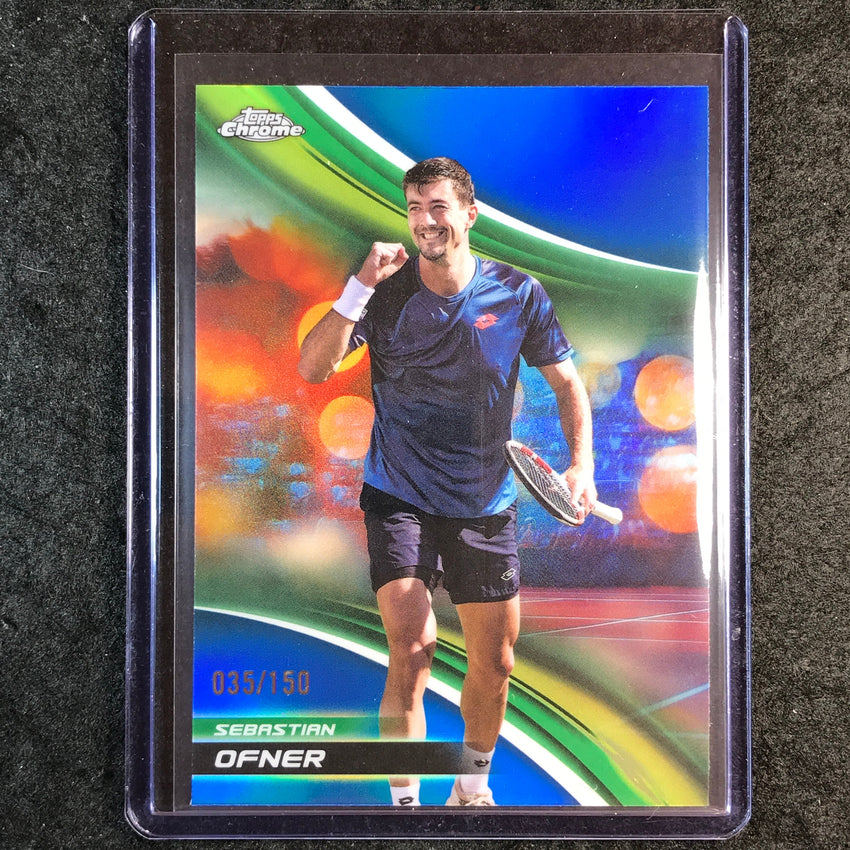 2025 Topps Chrome Tennis SEBASTIAN OFNER Blue /150 #106