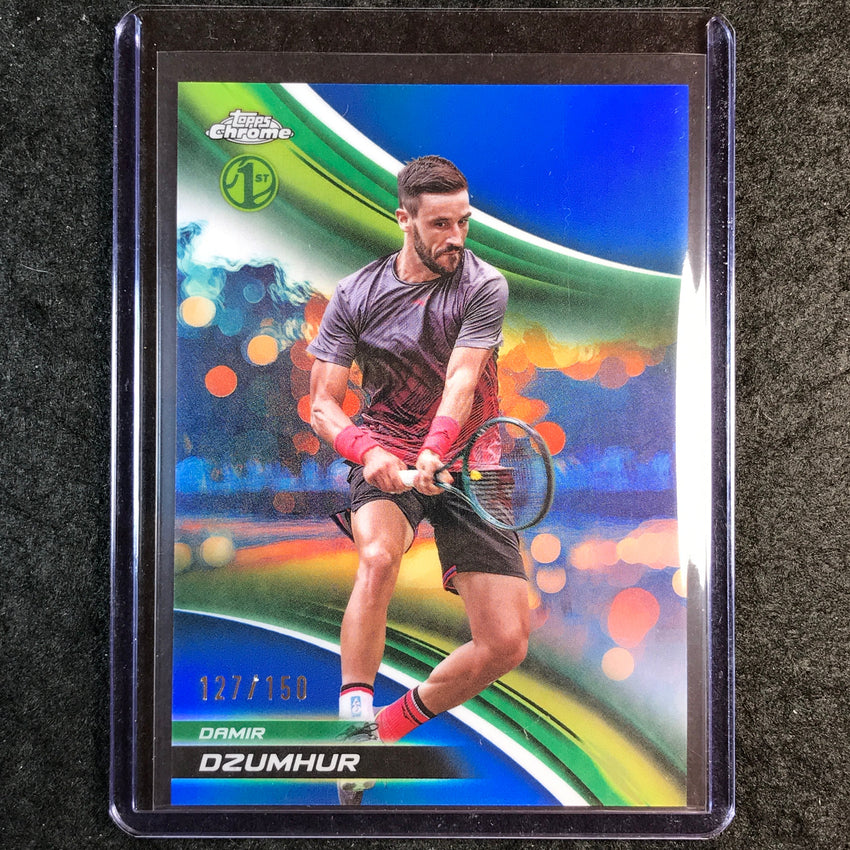2025 Topps Chrome Tennis DAMIR DZUMHUR 1st Blue /150 #131
