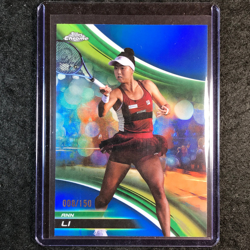 2025 Topps Chrome Tennis ANN LI 1st Blue /150 #136