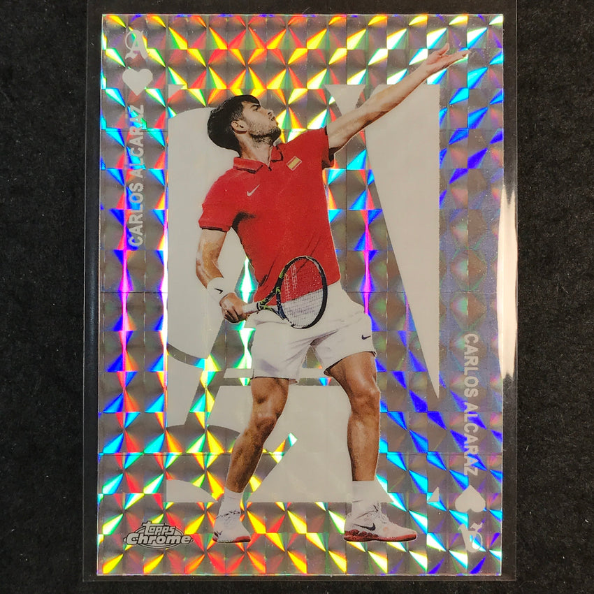 2025 Topps Chrome Tennis CARLOS ALCARAZ Aces Geometric #8