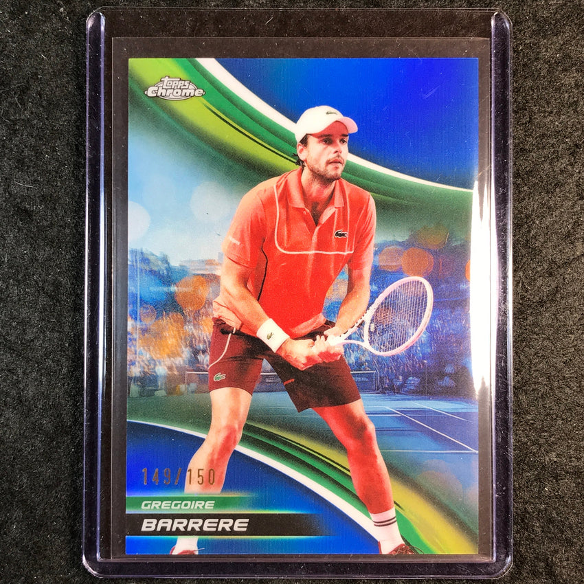 2025 Topps Chrome Tennis GREGOIRE BARRERE Blue /150 #182