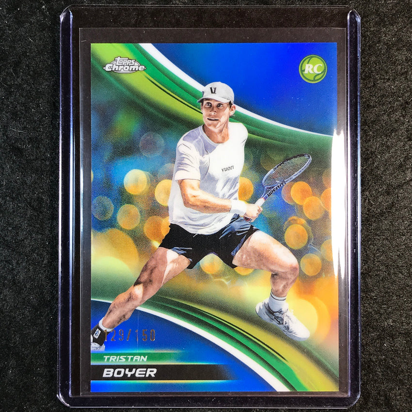 2025 Topps Chrome Tennis TRISTAN BOYER Rookie Blue /150 #184