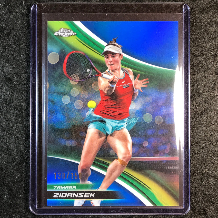 2025 Topps Chrome Tennis TAMARA ZIDANSEK Blue /150 #201