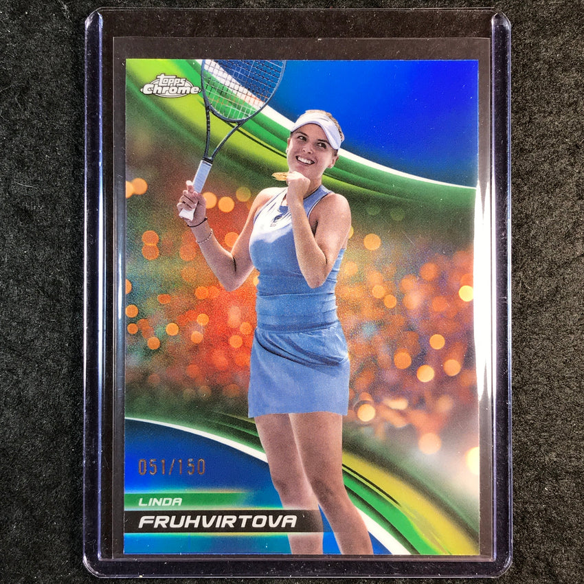 2025 Topps Chrome Tennis LINDA FRUHVIRTOVA Blue /150 #202