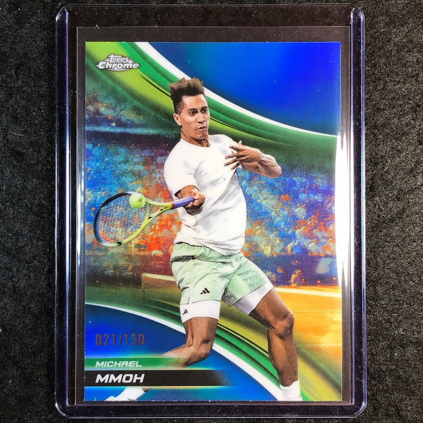 2025 Topps Chrome Tennis MICHAEL MMOH Blue /150 #233