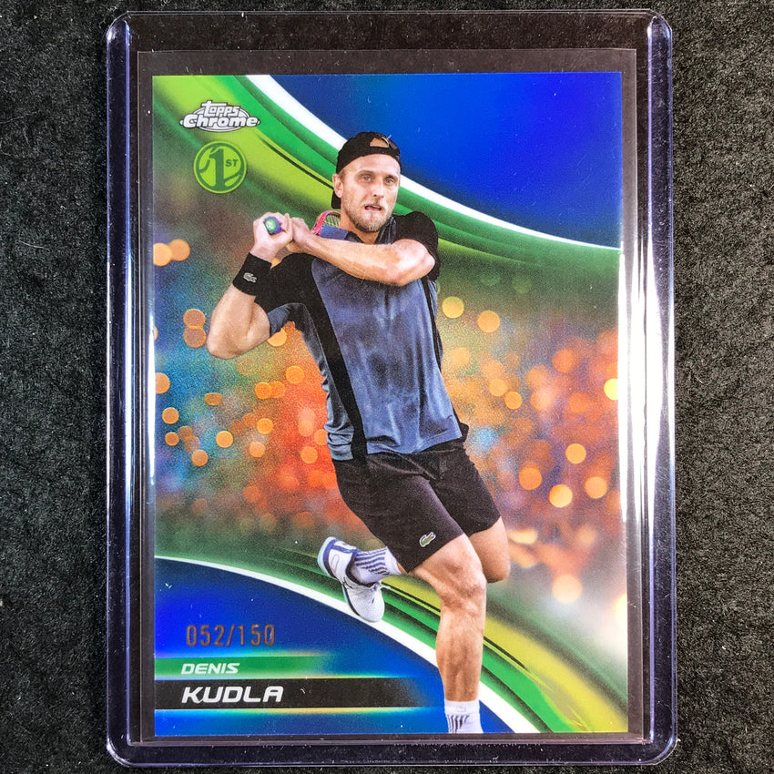 2025 Topps Chrome Tennis DENIS KUDLA 1st Blue /150 #235