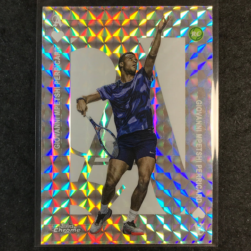 2025 Topps Chrome Tennis GIOVANNI MPETSHI PERRICARD Rookie Aces Geometric #24