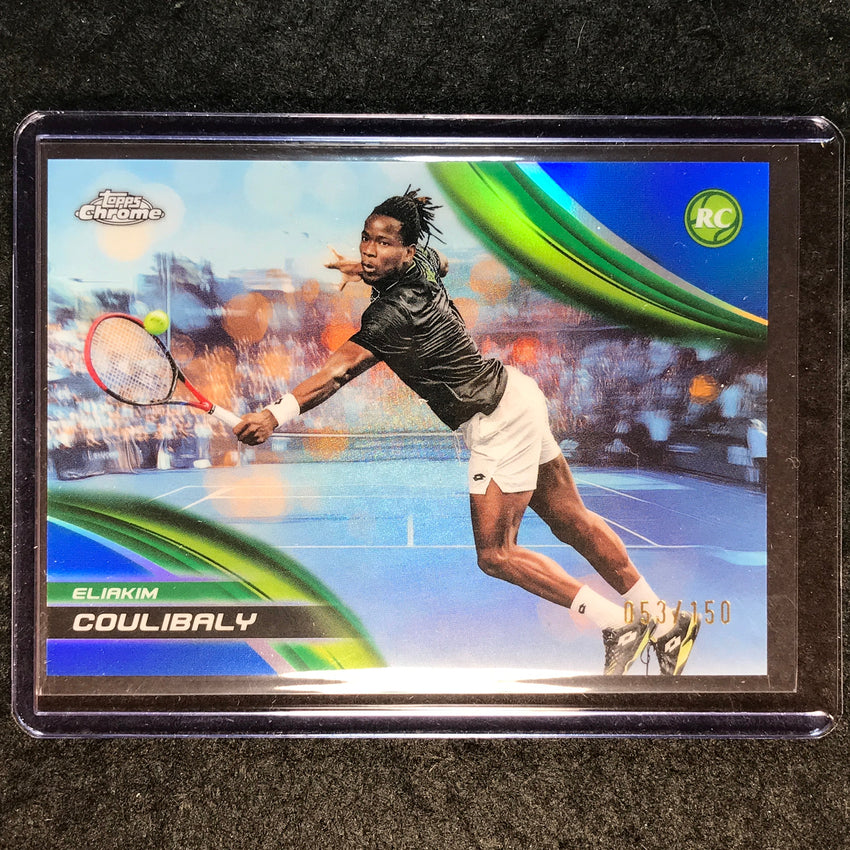 2025 Topps Chrome Tennis ELIAKIM COULIBALY Rookie Blue /150 #249