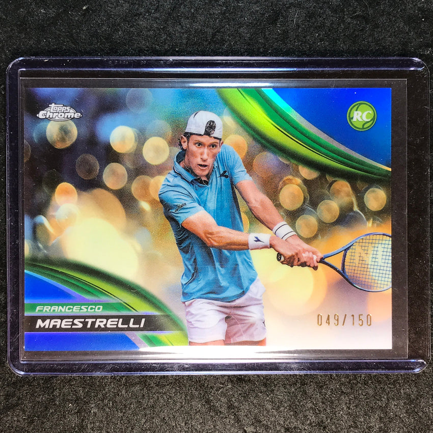 2025 Topps Chrome Tennis FRANCESCO MAESTRELLI Rookie Blue /150 #273