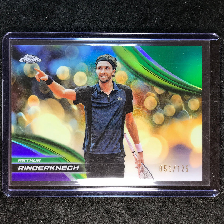 2025 Topps Chrome Tennis ARTHUR RINDERKNECH Purple/Green /125 #84