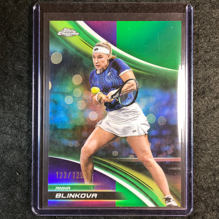 2025 Topps Chrome Tennis ANNA BLINKOVA Purple/Green /125 #112