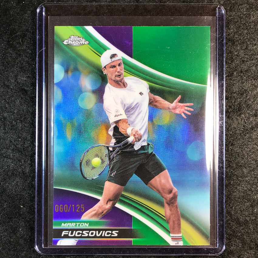 2025 Topps Chrome Tennis MARTON FUCSOVICS Purple/Green /125 #115