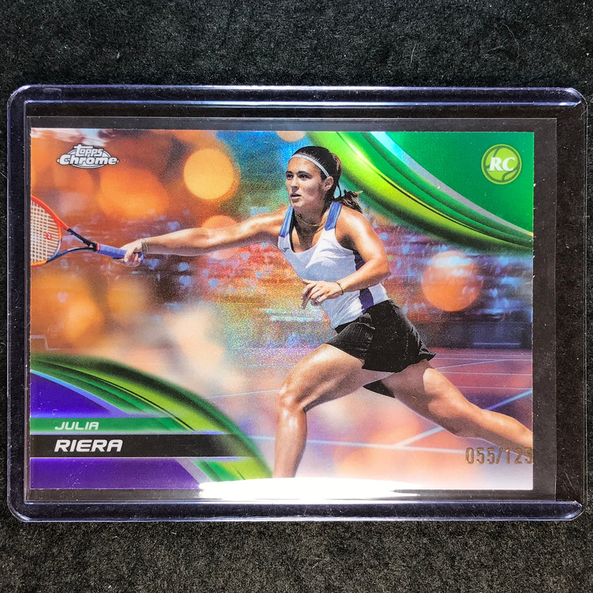 2025 Topps Chrome Tennis JULIA RIERA Rookie Purple/Green /125 #139