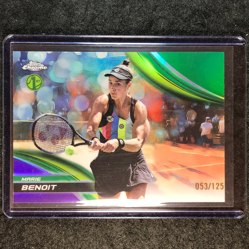 2025 Topps Chrome Tennis MARIE BENOIT Purple/Green /125 #203