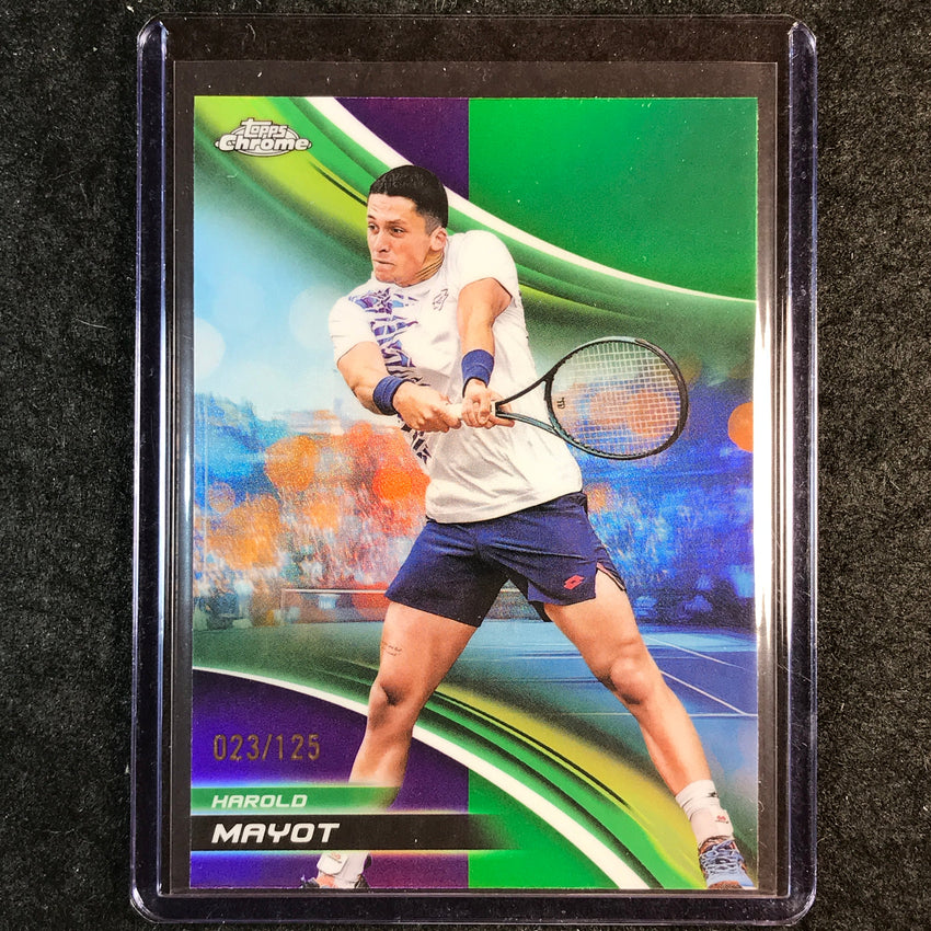 2025 Topps Chrome Tennis HAROLD MAYOT Purple/Green /125 #210