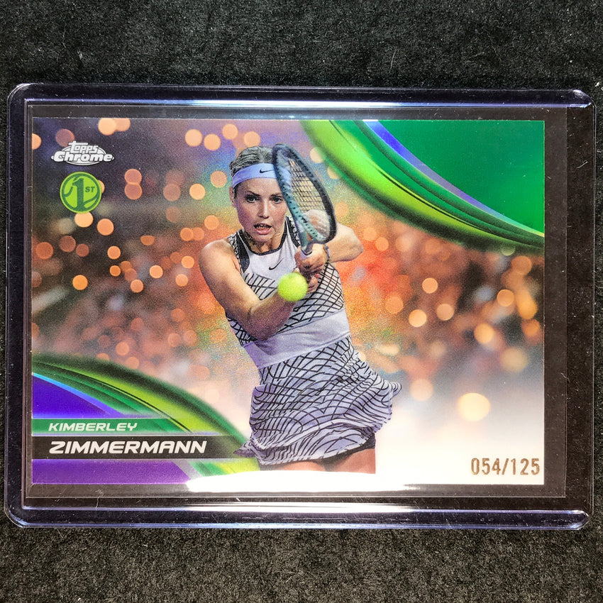 2025 Topps Chrome Tennis KIMBERLEY ZIMMERMANN 1st Purple/Green /125 #257