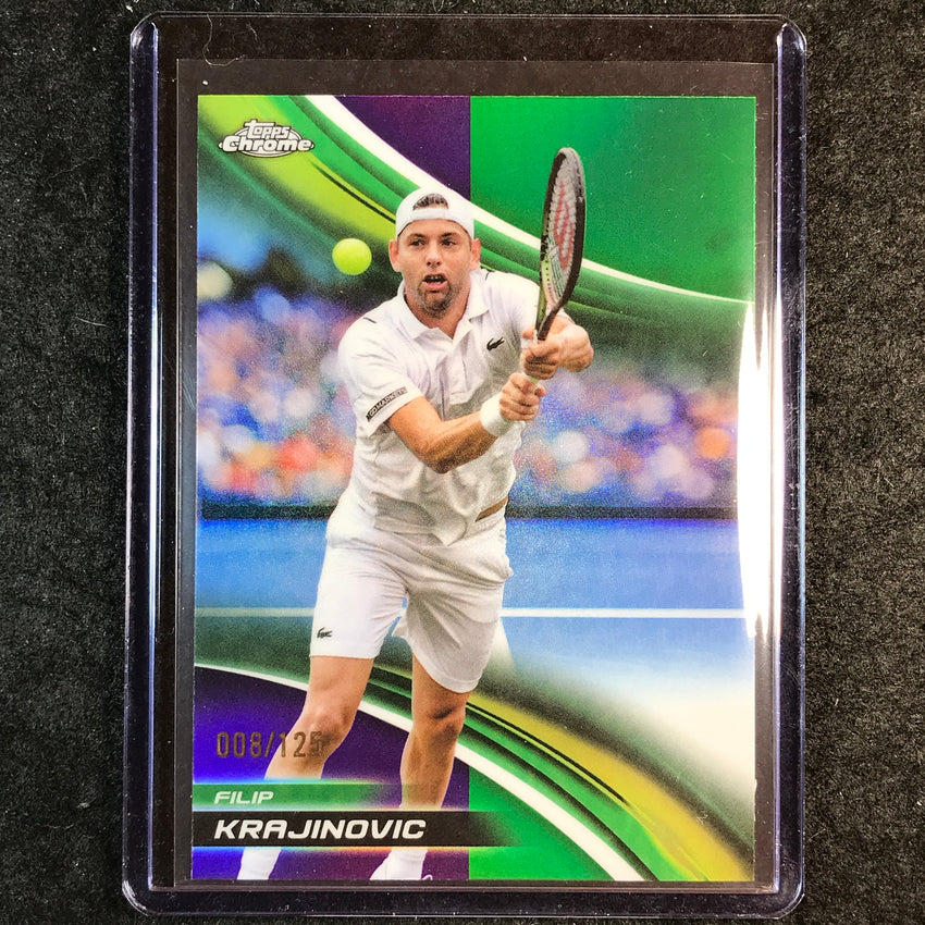 2025 Topps Chrome Tennis FILIP KRAJINOVIC Purple/Green /125 #263