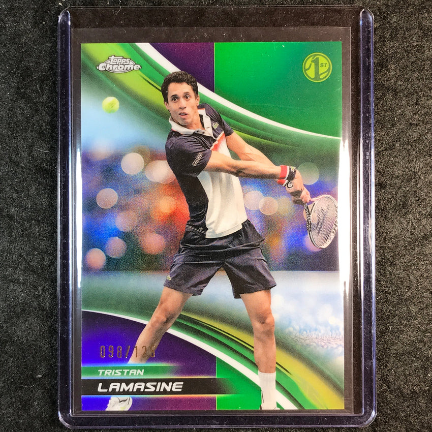 2025 Topps Chrome Tennis TRISTAN LAMASINE 1st Purple/Green /125 #276