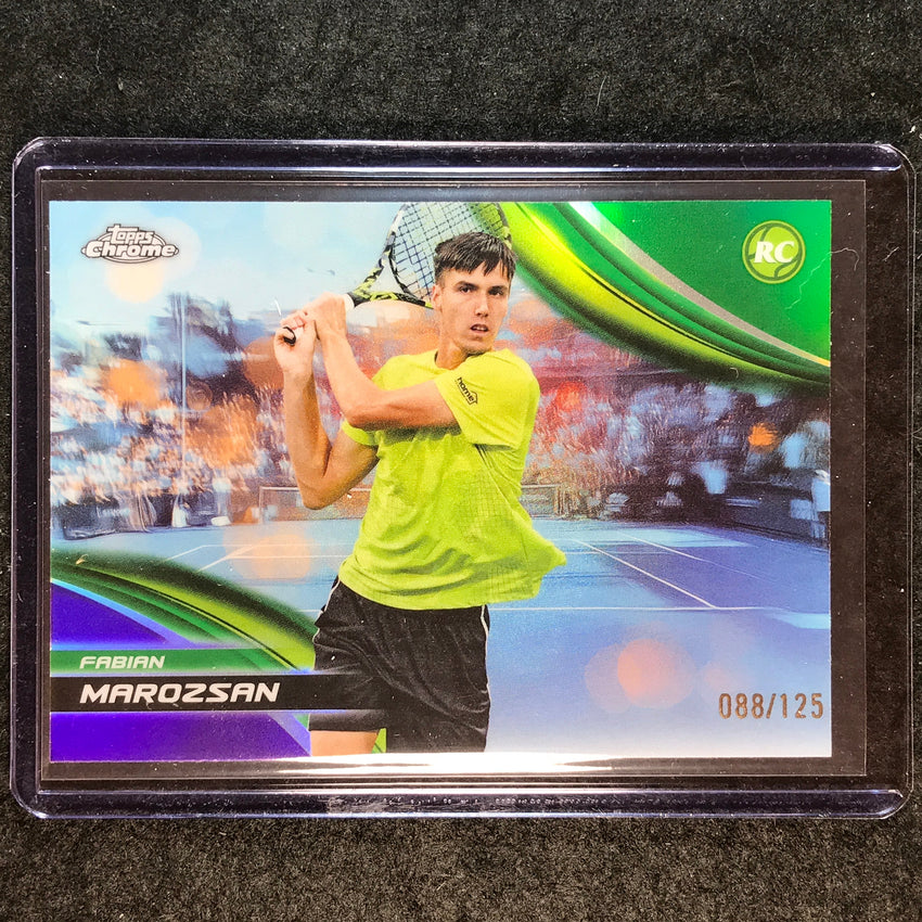 2025 Topps Chrome Tennis FABIAN MAROZSAN Rookie Purple/Green /125 #283