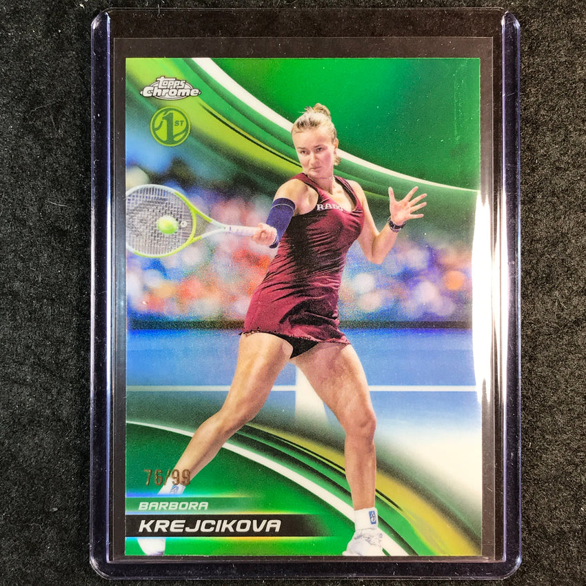 2025 Topps Chrome Tennis BARBORA KREJCIKOVA 1st Green 76/99 #19