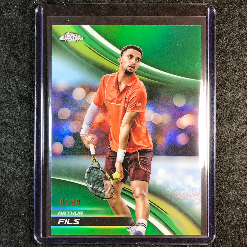 2025 Topps Chrome Tennis ARTHUR FILS Green 1/99 #32