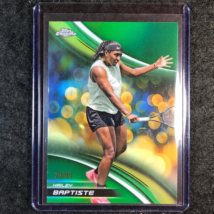 2025 Topps Chrome Tennis HAILEY BAPTISTE Green 29/99 #107