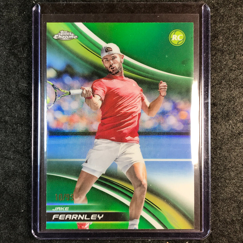 2025 Topps Chrome Tennis JAKE FEARNLEY Rookie Green 10/99 #119
