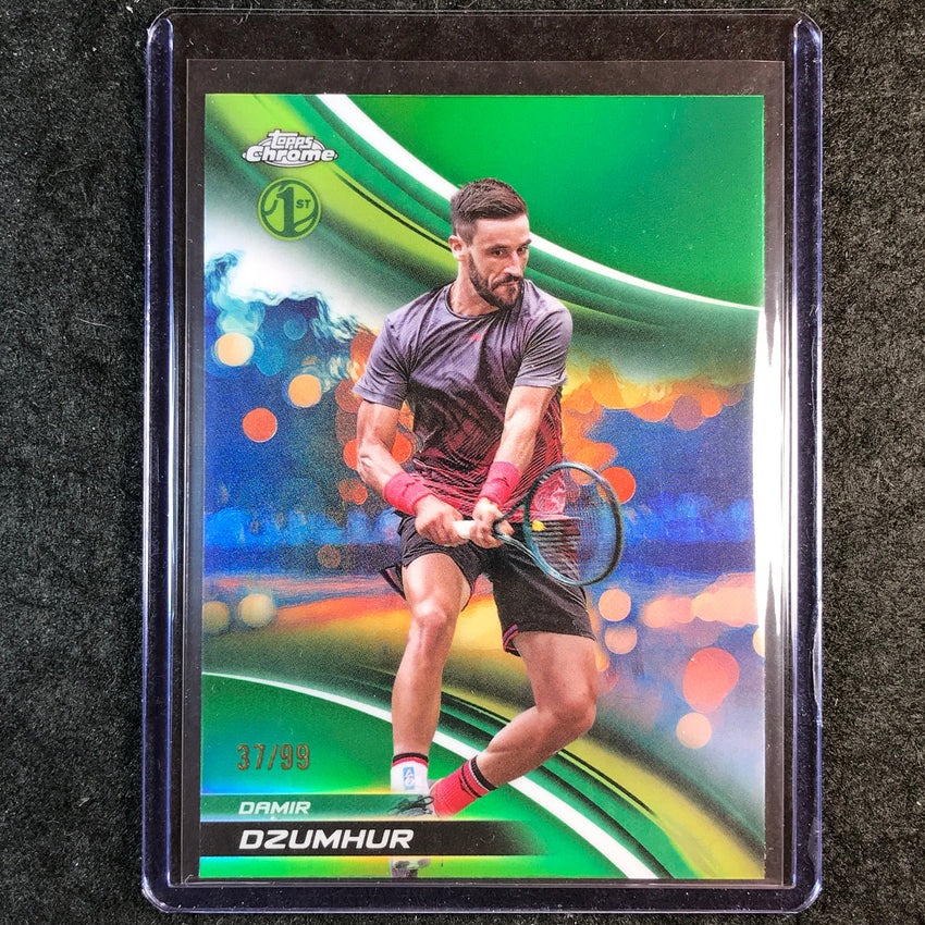 2025 Topps Chrome Tennis DAMIR DZUMHUR 1st Green 37/99 #131