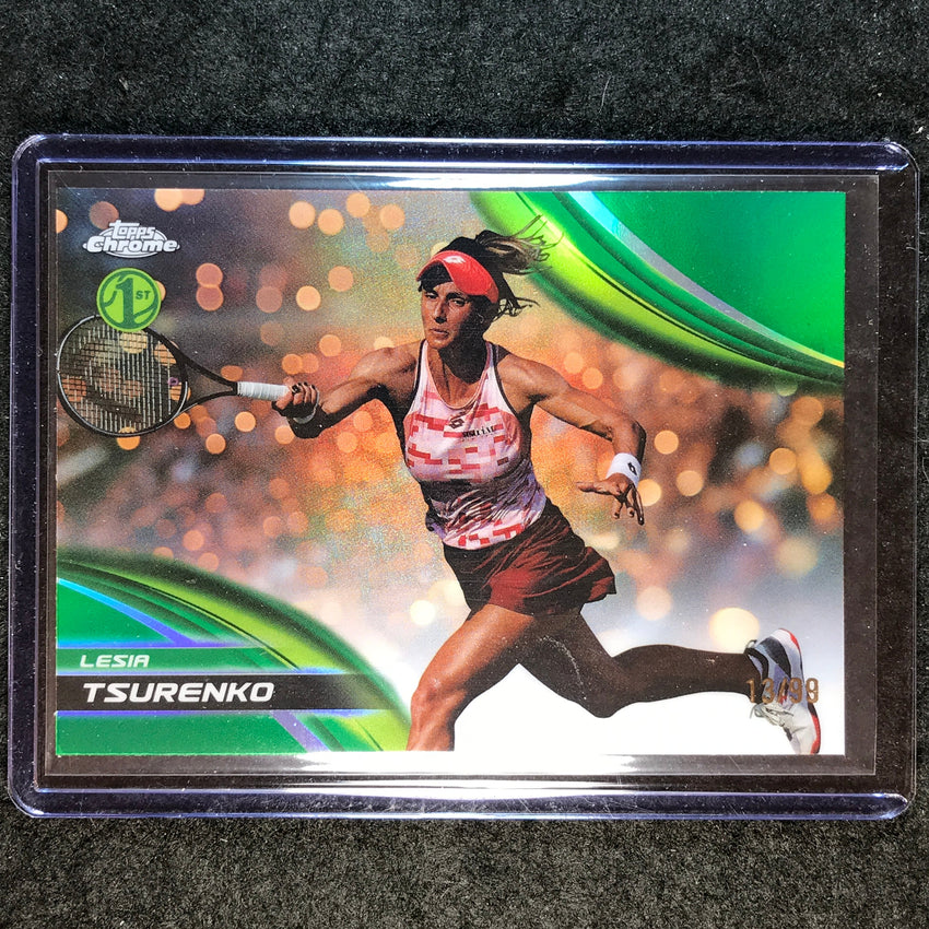 2025 Topps Chrome Tennis LESIA TSURENKO 1st Green 13/99 #146