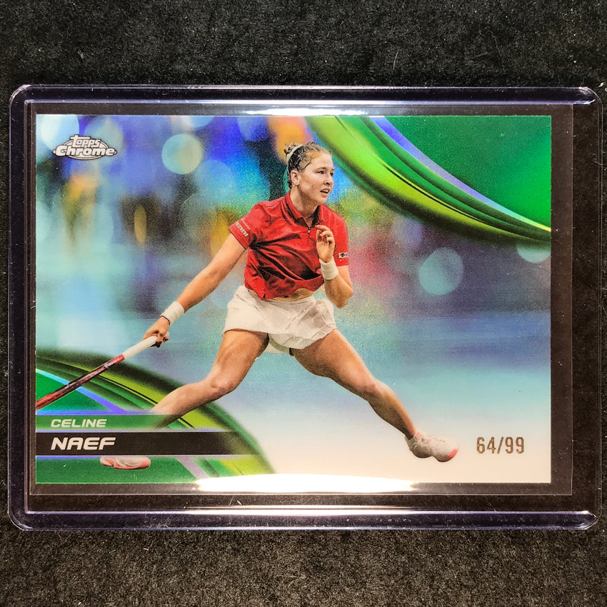 2025 Topps Chrome Tennis CELINE NAEF Green 64/99 #159