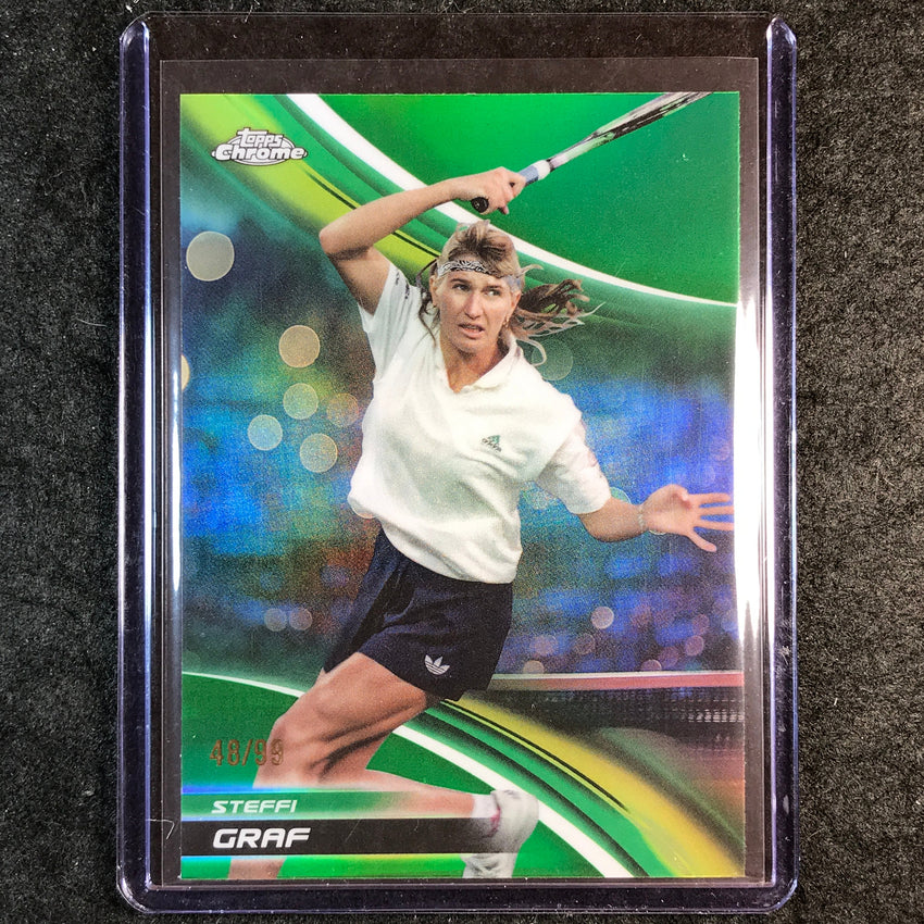 2025 Topps Chrome Tennis STEFFI GRAF Green 48/99 #245