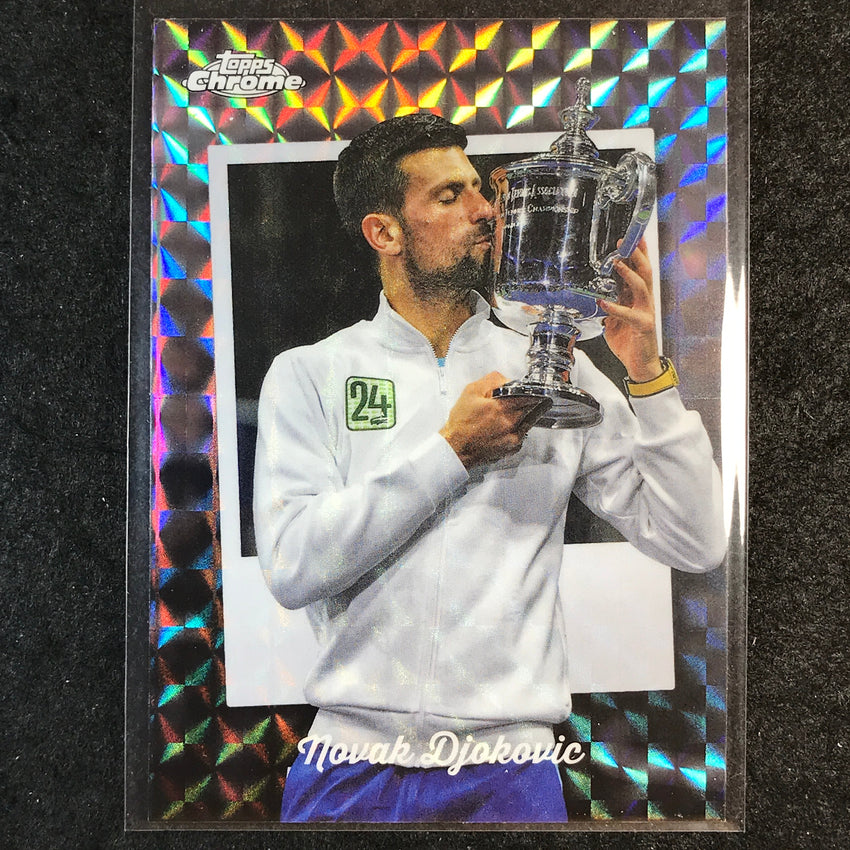 2025 Topps Chrome Tennis NOVAK DJOKOVIC Captured Geometric #12