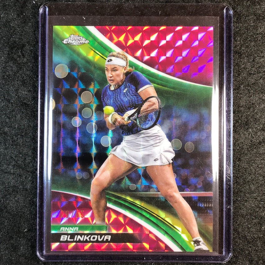 2025 Topps Chrome Tennis ANNA BLINKOVA Pink Geometric 29/65
