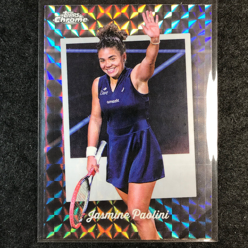 2025 Topps Chrome Tennis JASMINE PAOLINI Captured Geometric #16