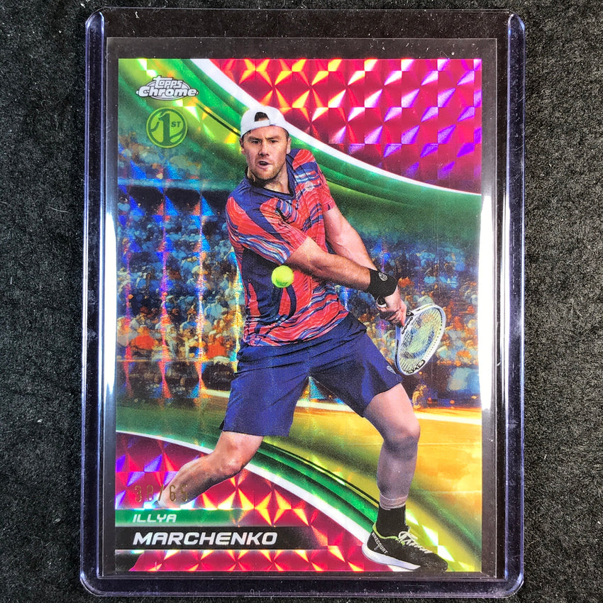 2025 Topps Chrome Tennis ILLYA MARCHENKO 1st Pink Geometric 38/65
