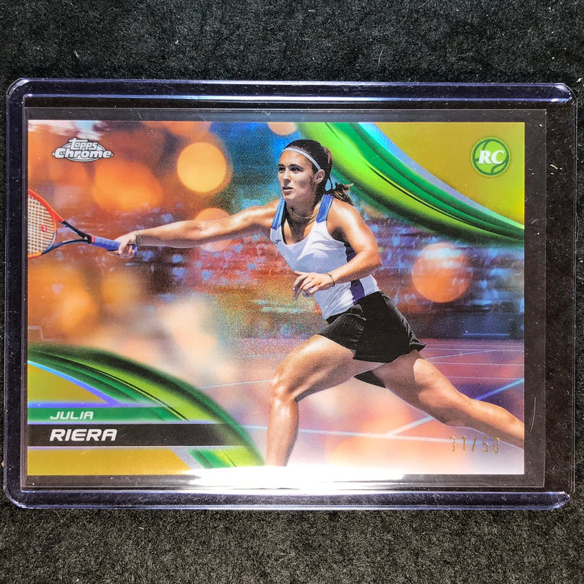 2025 Topps Chrome Tennis JULIA RIERA Rookie Gold Refractor 31/50