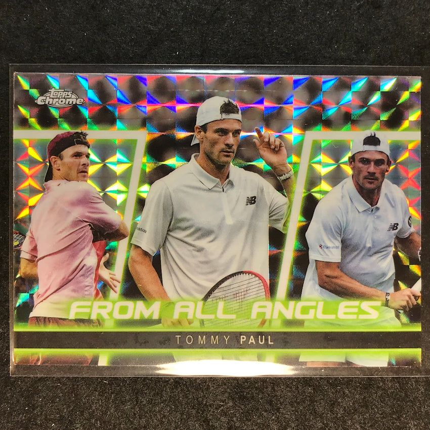 2025 Topps Chrome Tennis TOMMY PAUL From All Angles Geometric #4