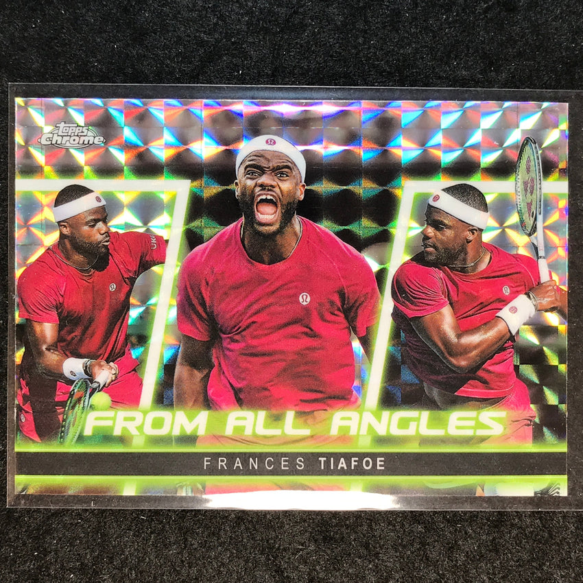 2025 Topps Chrome Tennis FRANCIS TIAFOE From All Angles Geometric #7