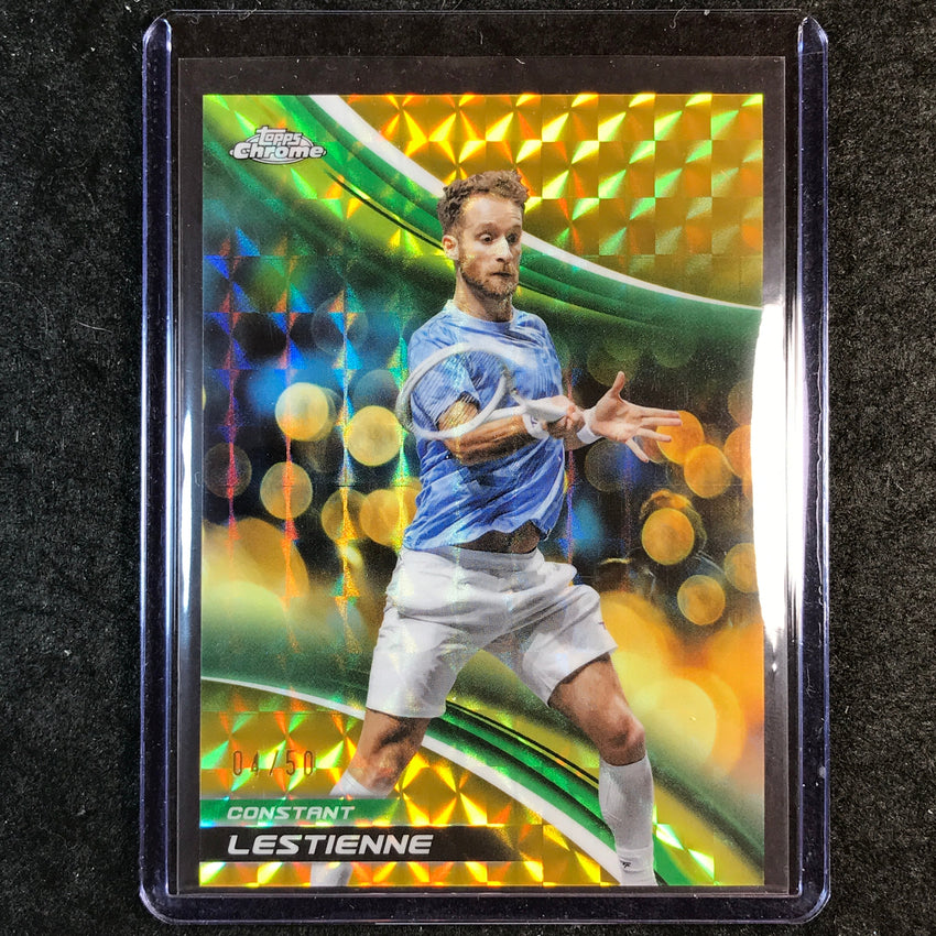 2025 Topps Chrome Tennis CONSTANT LESTIENNE Gold Geometric 4/50