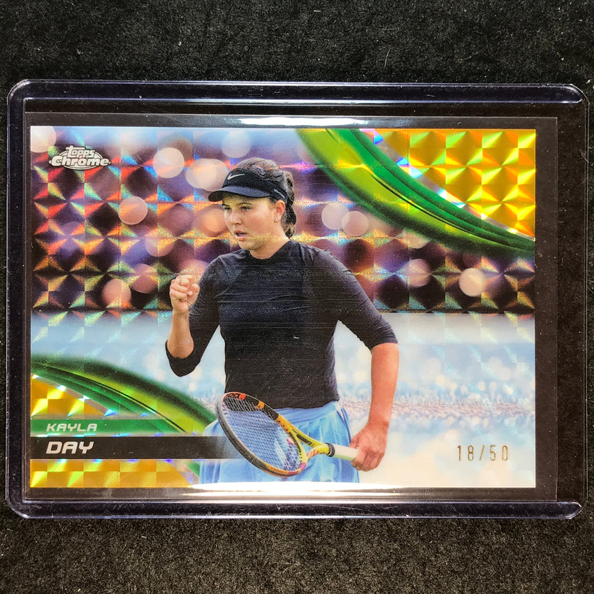 2025 Topps Chrome Tennis KAYLA DAY Gold Geometric 18/50