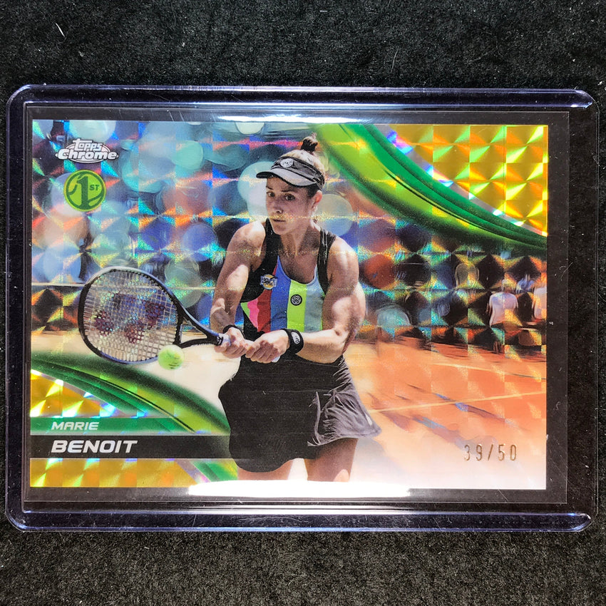 2025 Topps Chrome Tennis MARIE BENOIT 1st Gold Geometric 39/50