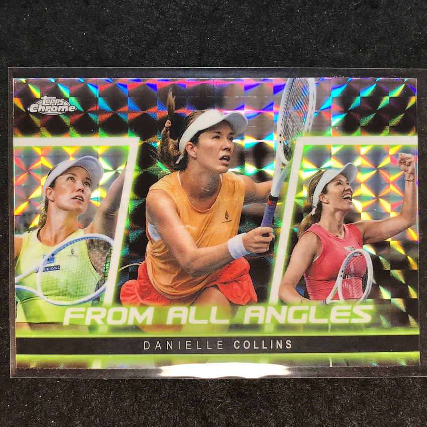 2025 Topps Chrome Tennis DANIELLE COLLINS From All Angles Geometric #9