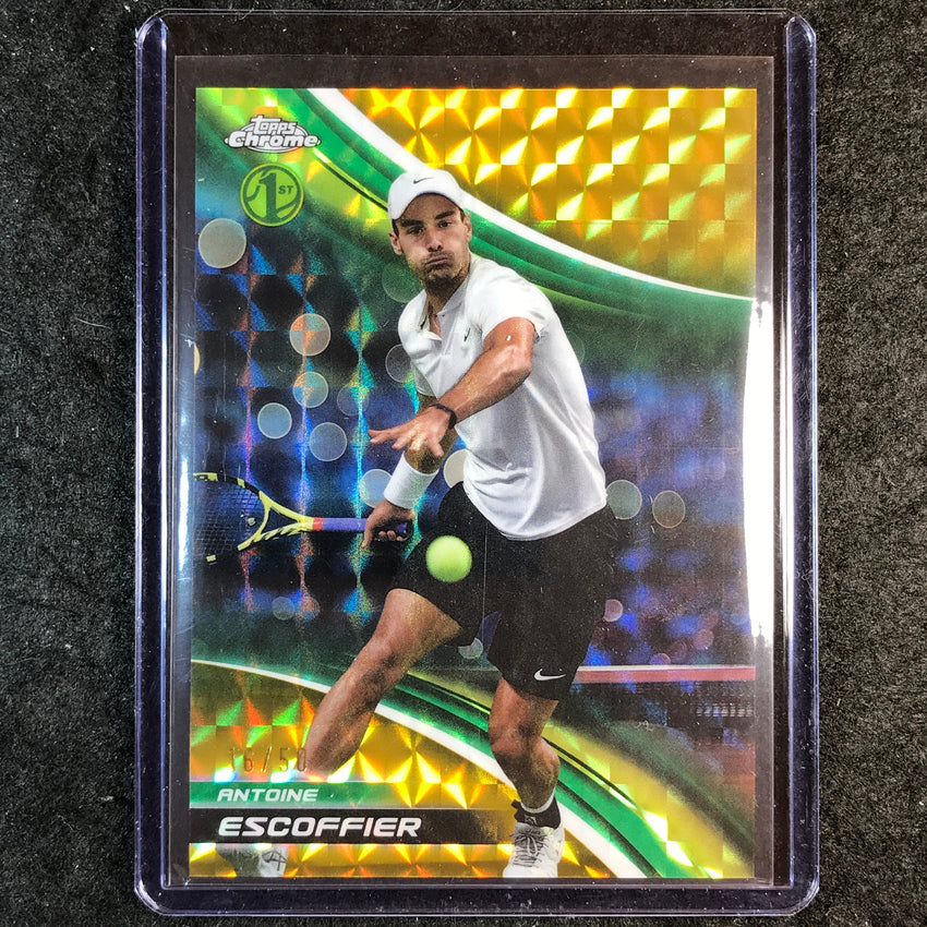 2025 Topps Chrome Tennis ANTOINE ESCOFFIER Gold Geometric 16/50