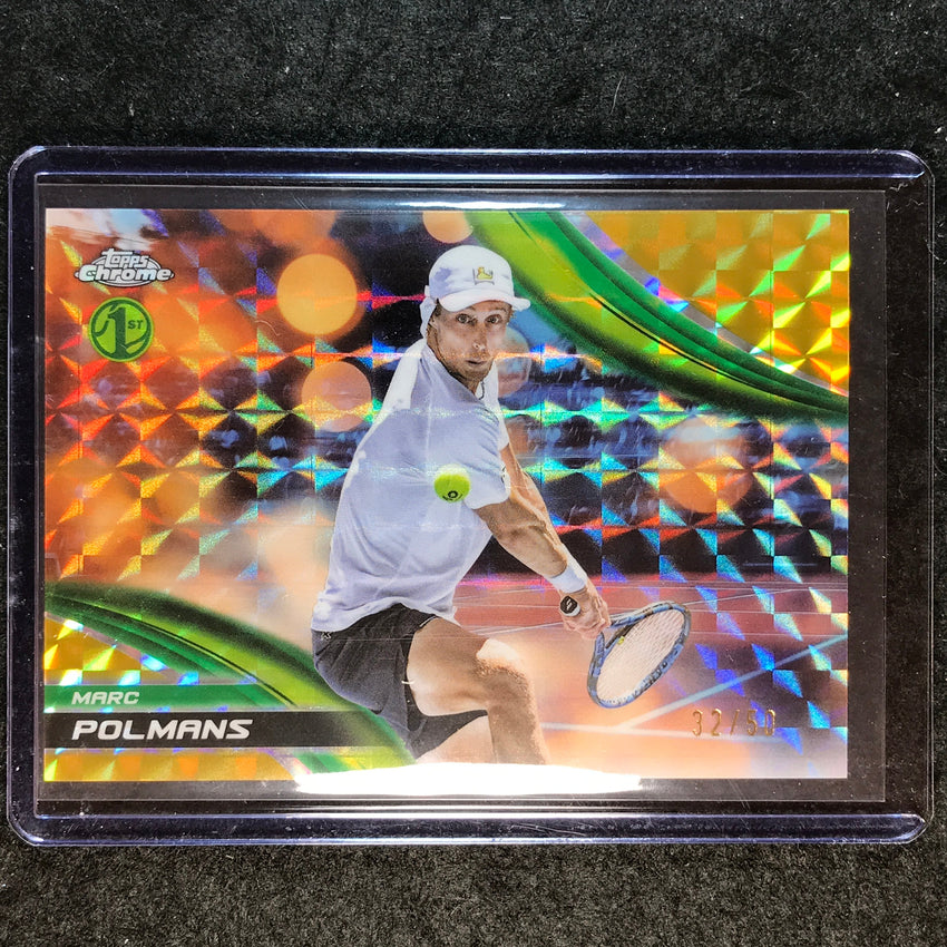 2025 Topps Chrome Tennis MARC POLMANS 1st Gold Geometric 32/50
